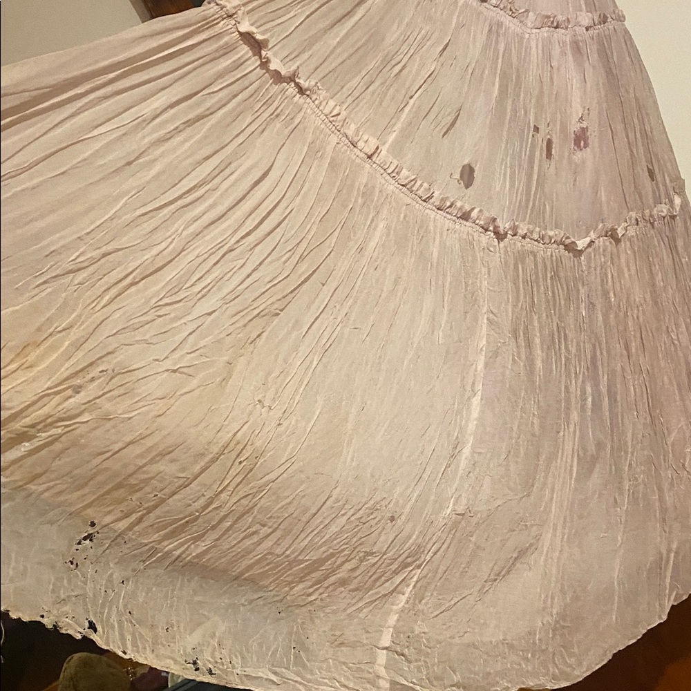 Antique, Edwardian silk chiffon maxi dress - Picture 12 of 12
